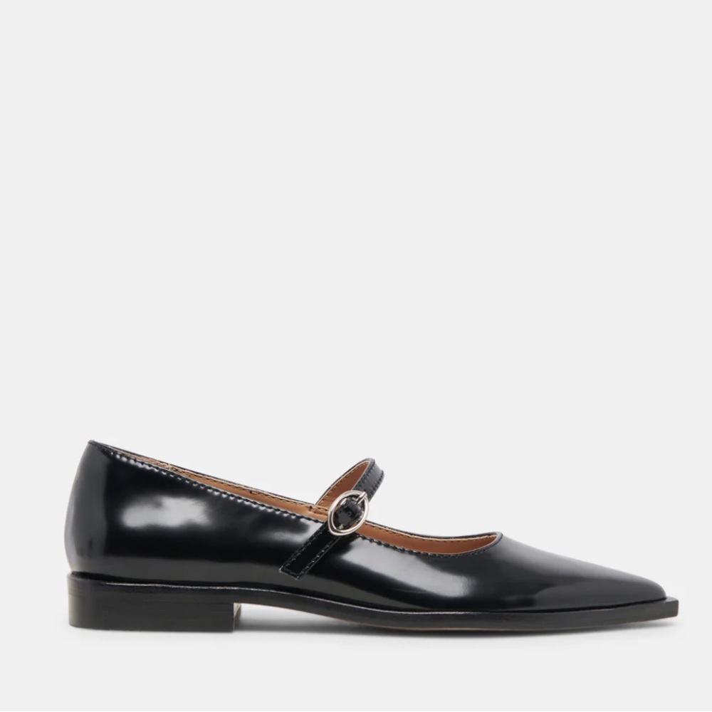 Dolce Vita Black Patent Leather Mary Jane Flats
